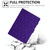 For iPad mini 6 Diamond Texture Embossed Leather Smart Tablet Case(Purple)