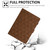 For Amazon Kindle Fire Max 11 2023  Diamond Texture Embossed Leather Smart Tablet Case(Brown)
