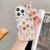 For iPhone 14 Plus Electroplated Symphony Phone Case(Chrysanthemum)