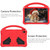For Lenovo Tab P11 / J606F EVA Flat Anti Falling Protective Case Shell with Holder(Red)