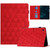 For Samsung Galaxy Tab A8 10.5 2021/2022 Diamond Texture Embossed Leather Smart Tablet Case(Red)