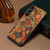 For Samsung Galaxy S21 FE 5G Dual Card Slot Holder Phone Case(Autumn Yellow)