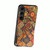 For Samsung Galaxy S21 FE 5G Dual Card Slot Holder Phone Case(Autumn Yellow)