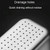 Kacheeg Food Residue Filtering And Drainage Rack For Tanks Sink Storage Trash Shelf, Style: Rectangular Silver