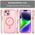 For iPhone 14 MagSafe Frosted Translucent TPU + PC Full Coverage Phone Case(Red)