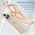 For iPhone 14 Pro MagSafe Frosted Translucent TPU + PC Full Coverage Phone Case(Orange)