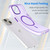 For iPhone 14 Plus MagSafe Frosted Translucent TPU + PC Full Coverage Phone Case(Dark Purple)