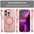 For iPhone 13 Pro MagSafe Frosted Translucent TPU + PC Full Coverage Phone Case(Red)