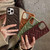 For iPhone 15 Pro Max 3D Weave TPU Phone Case(Dark Brown)