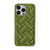 For iPhone 15 3D Weave TPU Phone Case(Green)