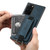 For Samsuny Galaxy Note20 Ultra 5G Suteni H13 Litchi Leather Wrist Strap Wallet Back Phone Case(Blue)