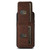 For iPhone 15 Pro Suteni H03 Litchi Leather Card Bag Stand Back Phone Case(Brown)