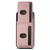 For iPhone 15 Pro Suteni H03 Litchi Leather Card Bag Stand Back Phone Case(Pink)