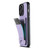 For iPhone 14 Pro Suteni H03 Litchi Leather Card Bag Stand Back Phone Case(Purple)