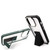 For iPhone 14 Skin-Feel Plating Wrist Strap Stand Phone Case(Green)