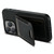 For iPhone 14 Pro Max Suteni H03 Litchi Leather Card Bag Stand Back Phone Case(Black)