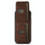 For iPhone 13 Suteni H03 Litchi Leather Card Bag Stand Back Phone Case(Brown)