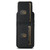 For iPhone 13 Suteni H03 Litchi Leather Card Bag Stand Back Phone Case(Black)