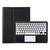 For Samsung Galaxy Tab S9 FE+ A810B-A Touch Pad Detachable Bluetooth Keyboard Leather Tablet Case(Black+White)