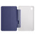 For Samsung Galaxy Tab A9 X110 3-fold Clear Honeycomb TPU Leather Tablet Case with Pen Slot(Dark Blue)