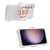 For Samsung Galaxy S24+ 5G Frosted PC+TPU Phone Case with Back Clip(White)