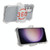 For Samsung Galaxy S24+ 5G Frosted PC+TPU Phone Case with Back Clip(Transparent Blue)