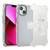 For iPhone 13 Frosted PC+TPU Phone Case with Back Clip(Transparent Black)