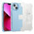 For iPhone 13 Frosted PC+TPU Phone Case with Back Clip(Sky Blue)