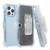 For iPhone 15 Pro Frosted PC+TPU Phone Case with Back Clip(Sky Blue)