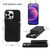 For iPhone 11 Pro Max Multifunctional Zipper Wallet RFID Phone Leather Case(Black)