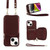 For iPhone 14 Multifunctional Zipper Wallet RFID Phone Leather Case(Wine Red)