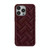 For iPhone 13 Pro 3D Weave TPU Phone Case(Wine red)