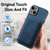 For iPhone 15 Pro Retro Leather Card Bag Magnetic Phone Case(Blue)