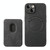 For iPhone 15 Plus Retro Leather Card Bag Magnetic Phone Case(Black)