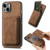 For iPhone 13 Retro Leather Card Bag Magnetic Phone Case(Brown) For iPhone 13 Retro Leather Card Bag Magnetic Phone Case(Brown)