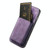 For iPhone 14 Pro Retro Leather Card Bag Magnetic Phone Case(Purple)