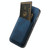 For iPhone 13 Pro Max Retro Leather Card Bag Magnetic Phone Case(Blue)