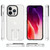 For iPhone 15 Pro Shockproof Terminator Phone Case with Holder(Transparent)