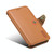 For iPhone 14 Denior Cowhide Texture Wallet Style Leather Phone Case(Khaki)