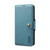 For iPhone 14 Plus Denior Cowhide Texture Wallet Style Leather Phone Case(Blue)