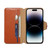 For iPhone 15 Denior Cowhide Texture Wallet Style Leather Phone Case(Brown)