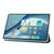For Huawei Matepad 11 Pro 2024 Clear Acrylic 3-Fold Leather Tablet Case(Dark Green)