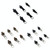 6pcs/Pack Universal Jacket Zipper Puller Plastic Zipper Sewing Tool(OPP Coffee Head+Silver Handle)) 6pcs/Pack Universal Jacket Zipper Puller Plastic Zipper Sewing Tool(OPP Coffee Head+Silver Handle))