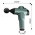 Muscles Relax Massager Portable Fitness Equipment Fascia Gun, Specification: 6212 12 Gears Black(US Plug)