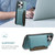 For iPhone 13 Denior Cowhide Texture Leather MagSafe Detachable Wallet Phone Case(Blue)