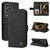 For Huawei Enjoy 70 Skin Feel Life Tree Metal Button Leather Phone Case(Black)