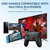 Wireless Bluetooth Gamepad With Wakeup Vibration Body Gamepad For Switch / Android / Apple / PC(Black)