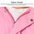Siamese Children Raincoat Hooded Raincoat, Size: S(Pink)