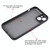 For iPhone 15 Plus Fine Pore Matte Black TPU + PC Phone Case