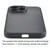 For iPhone 14 Pro Max Fine Pore Matte Black TPU + PC Phone Case